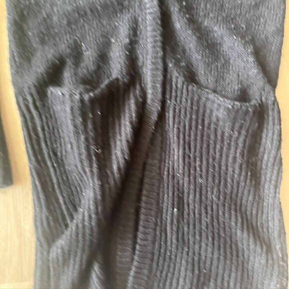 Cheap Monday Hook chunky knit zip Front Cardigan Black small oversized - Picture 3 of 13